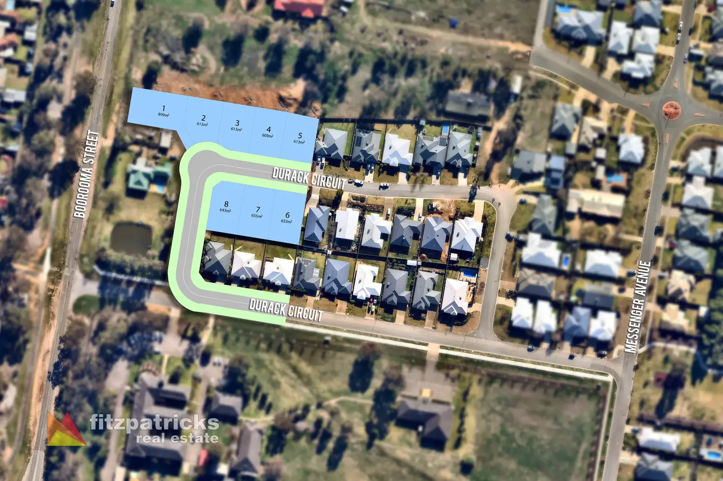 Main view of Homely land listing, Lots 1-8/172 Boorooma Street, Boorooma NSW 2650