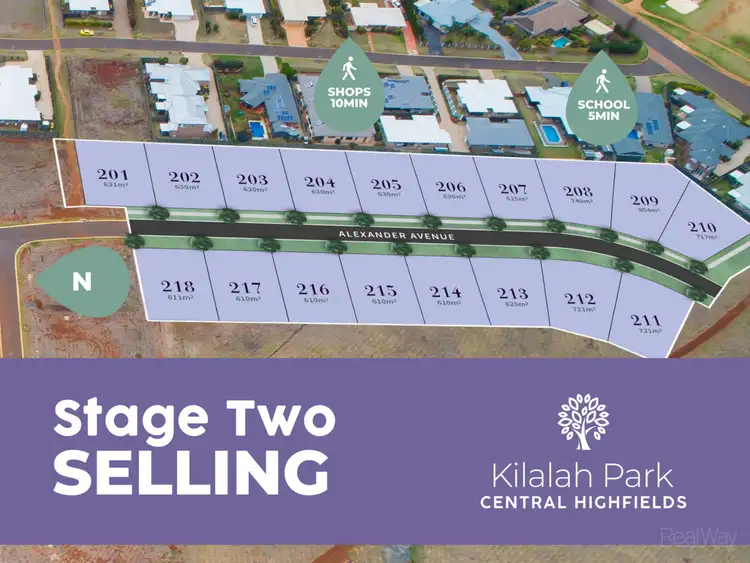 Second view of Homely land listing, LOT 201 Kilalah Park Estate, Highfields QLD 4352