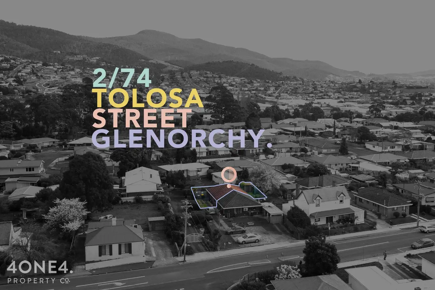 Main view of Homely unit listing, 2/74 Tolosa Street, Glenorchy TAS 7010