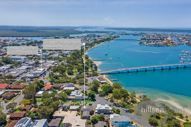 Main view of Homely unit listing, 4/4 Milton Avenue, Paradise Point QLD 4216