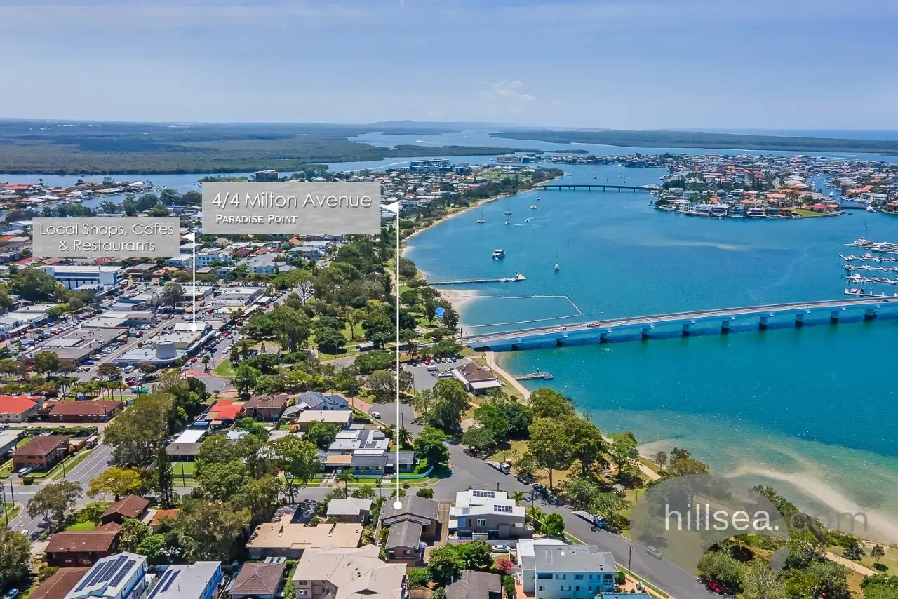 Main view of Homely unit listing, 4/4 Milton Avenue, Paradise Point QLD 4216