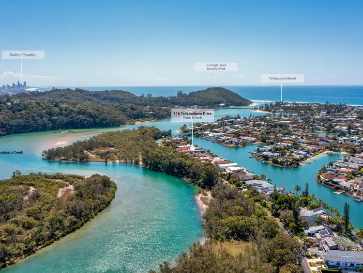 Main view of Homely house listing, 116 Tallebudgera Drive, Palm Beach QLD 4221