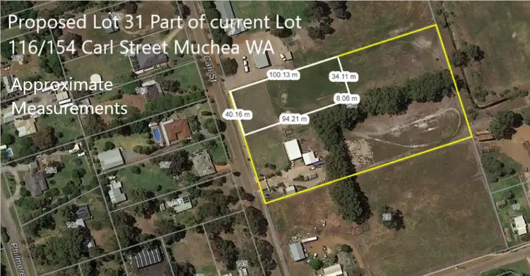 Main view of Homely land listing, Proposed Lot 31, 116/154 Carl Street, Muchea WA 6501