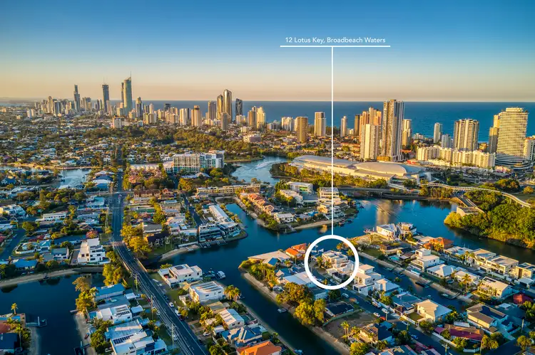 Third view of Homely house listing, 12 Lotus Key, Broadbeach Waters QLD 4218