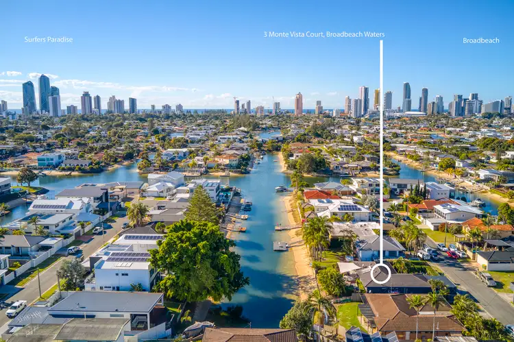 Main view of Homely house listing, 3 Monte Vista Court, Broadbeach Waters QLD 4218