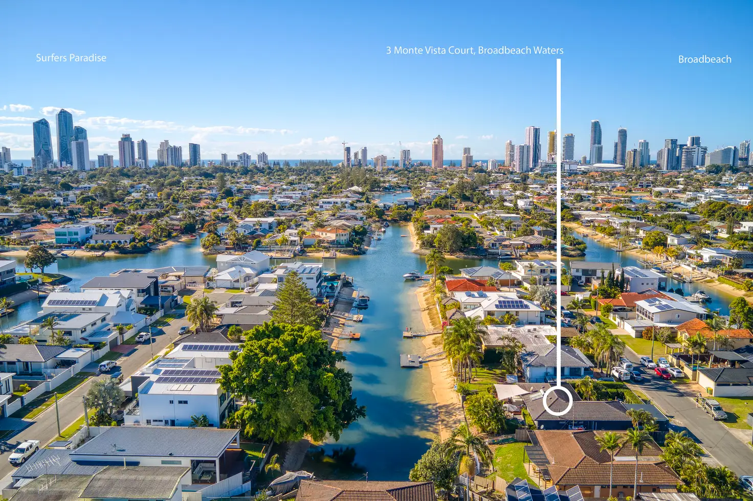 Main view of Homely house listing, 3 Monte Vista Court, Broadbeach Waters QLD 4218