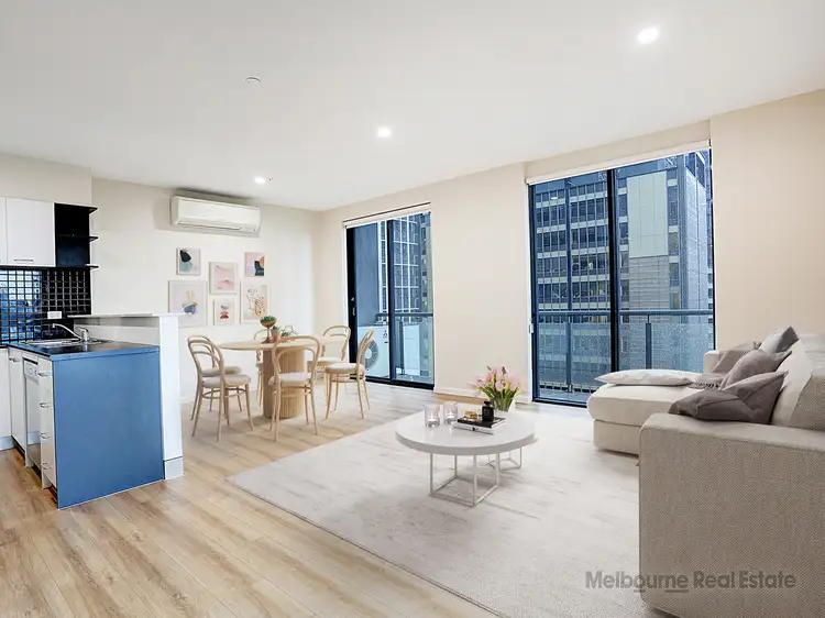 Second view of Homely apartment listing, 1701/87 Franklin Street, Melbourne VIC 3000