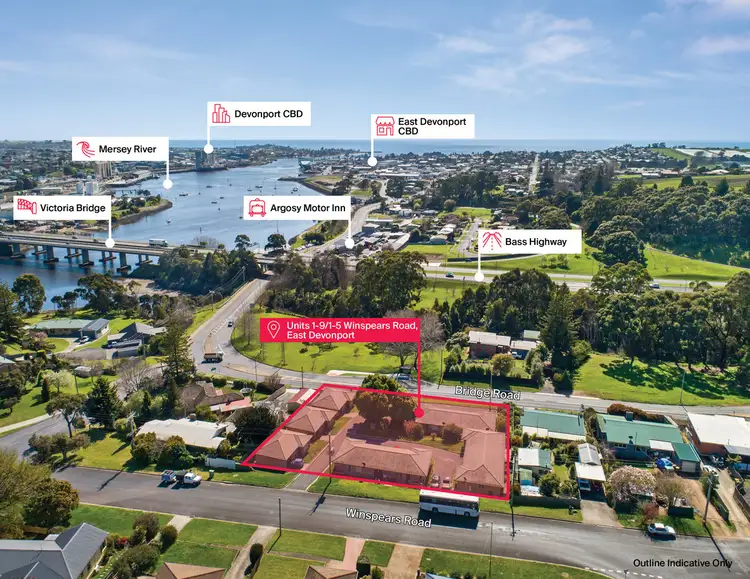 Main view of Homely townhouse listing, Units 1-9/1-5 Winspears Road, East Devonport TAS 7310