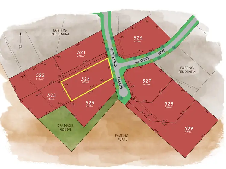 Main view of Homely land listing, LOT 524 Stockyard Parade, Muswellbrook NSW 2333