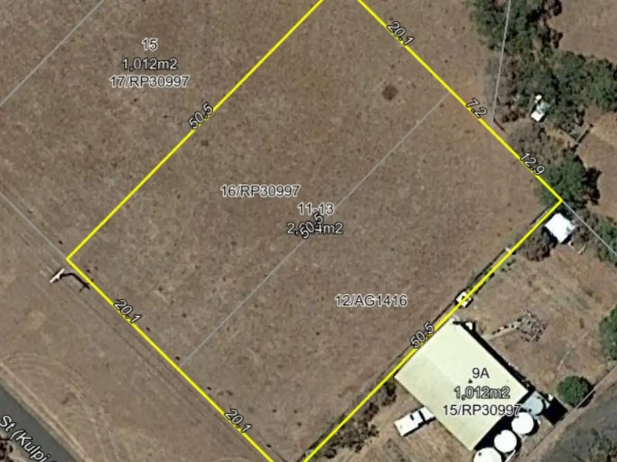 Main view of Homely land listing, 11-13 Beckman Street, Kulpi QLD 4352