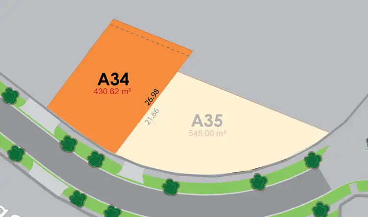 Main view of Homely land listing, LOT 34a Ledbury Circuit, Wodonga VIC 3690