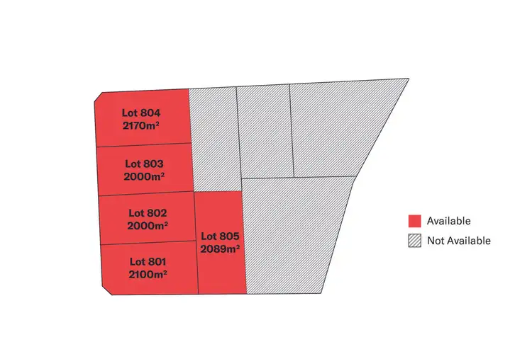Main view of Homely land listing, Lot 801 Lefroy Street, Serpentine WA 6125