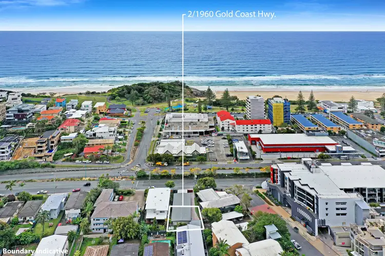 Main view of Homely semi-detached listing, 2/1960 Gold Coast Highway, Miami QLD 4220