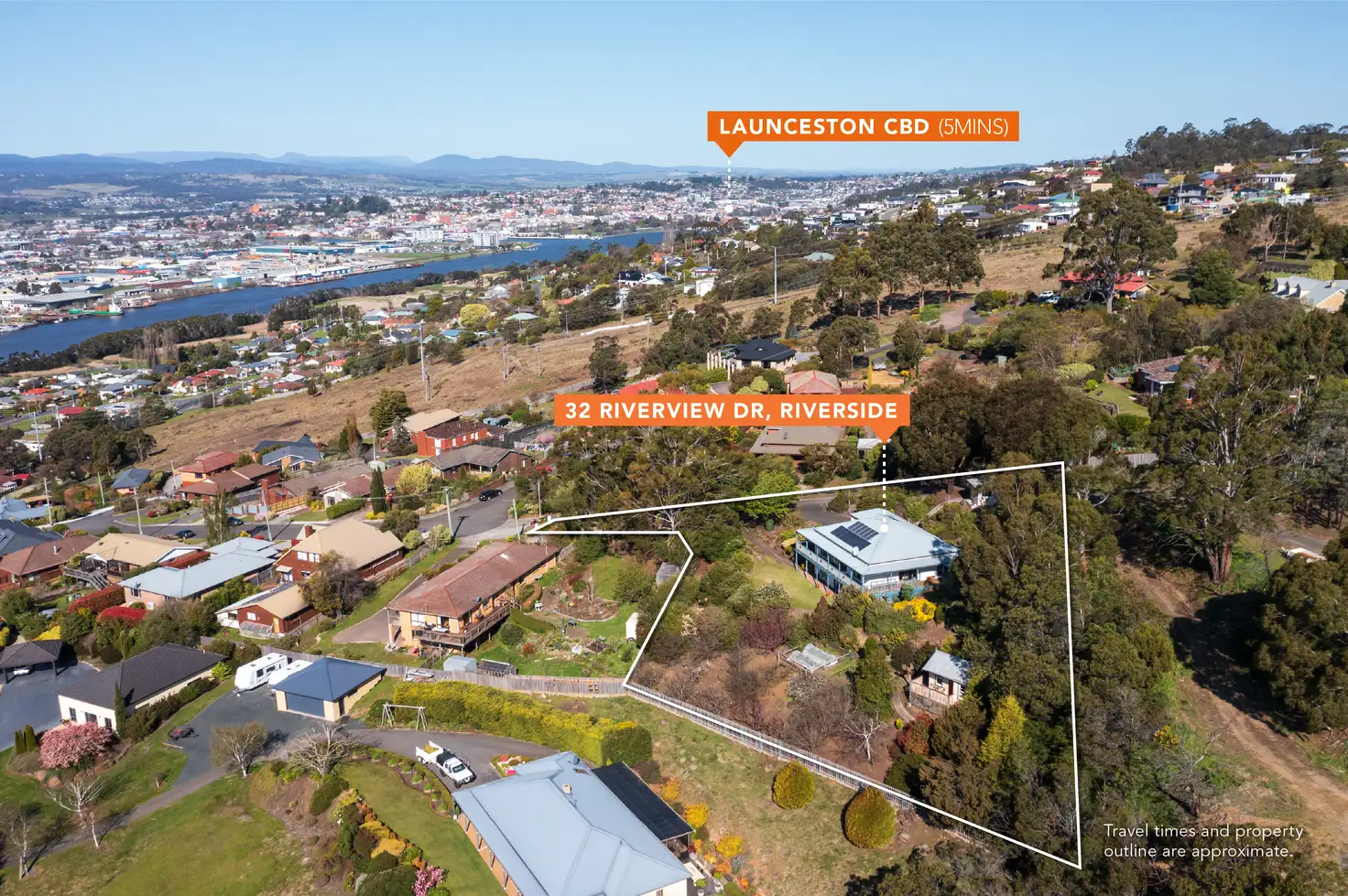 Main view of Homely house listing, 32 Riverview Road, Riverside TAS 7250