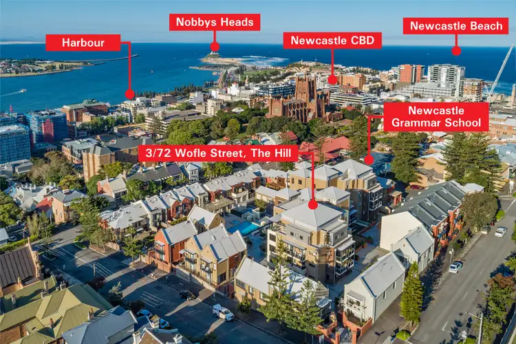 Second view of Homely apartment listing, 3/72 Wolfe Street, The Hill NSW 2300