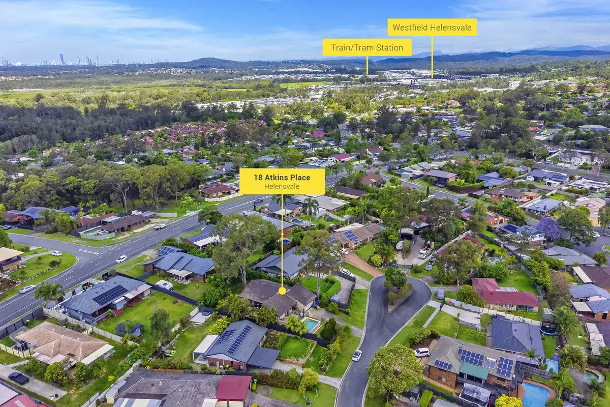 Main view of Homely house listing, 18 Atkins Place, Helensvale QLD 4212