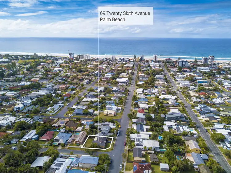 Main view of Homely house listing, 69 Twenty Sixth Avenue, Palm Beach QLD 4221