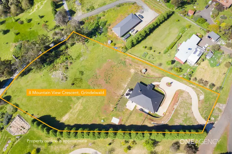 Third view of Homely rural property listing, 8 Mountain View Crescent, Grindelwald TAS 7277