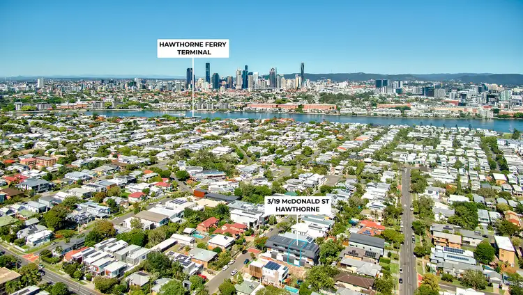 Second view of Homely townhouse listing, 3/19 McDonald Street, Hawthorne QLD 4171