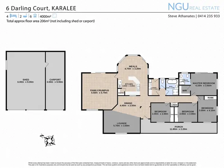 Third view of Homely house listing, 6 Darling Court, Karalee QLD 4306