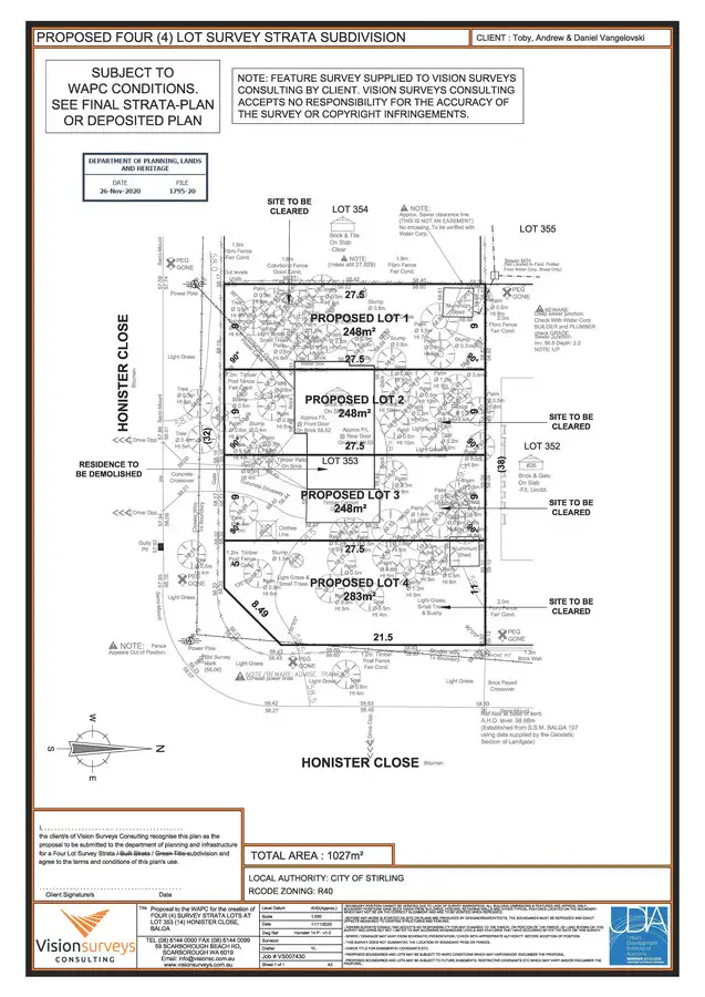 Third view of Homely land listing, LOT 1, 14 Honister Close, Balga WA 6061