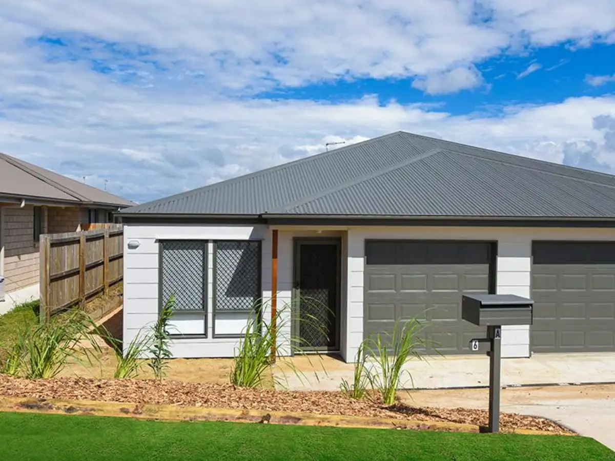 Main view of Homely semi-detached listing, 6A & 6B Cardamon Crescent, Glenvale QLD 4350