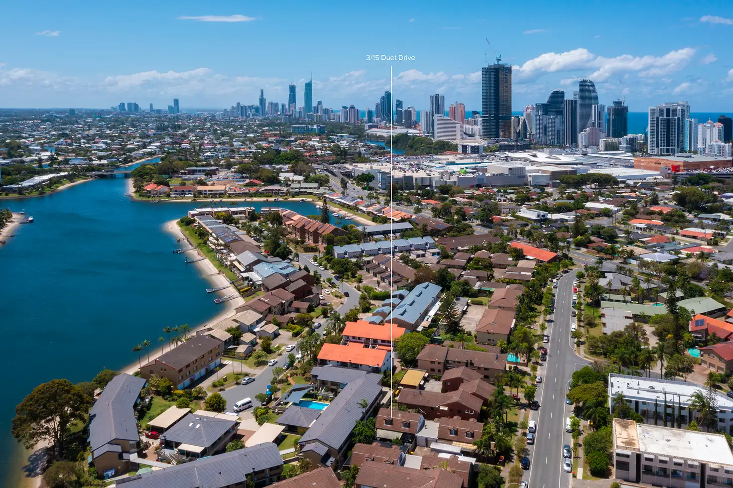 Main view of Homely townhouse listing, 3/15 Duet Drive, Mermaid Waters QLD 4218