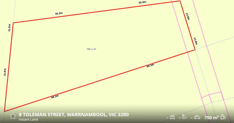 Third view of Homely land listing, 8 Toleman Street, Warrnambool VIC 3280