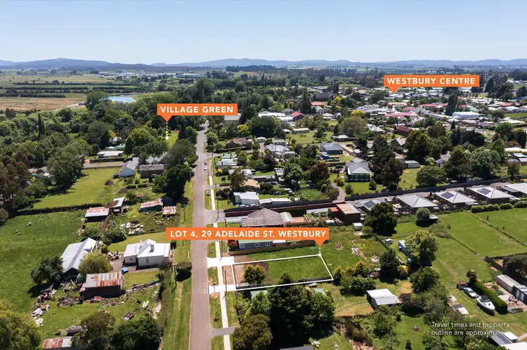 Main view of Homely land listing, LOT 4, 29 Adelaide Street, Westbury TAS 7303