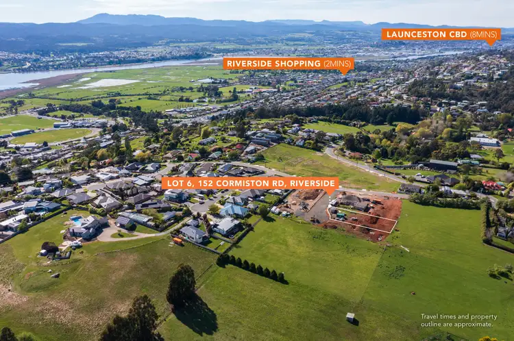 Main view of Homely land listing, LOT 6, 152 Cormiston Road, Riverside TAS 7250