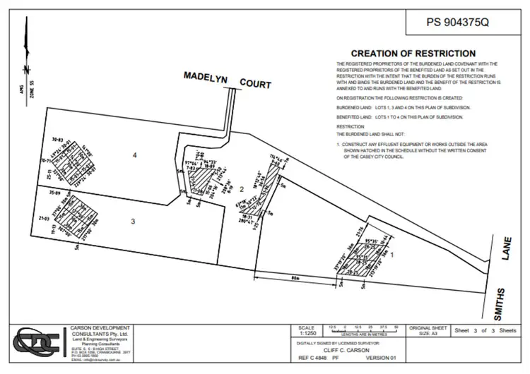 Third view of Homely land listing, Lot 3 16 Madelyn Court, Cranbourne South VIC 3977