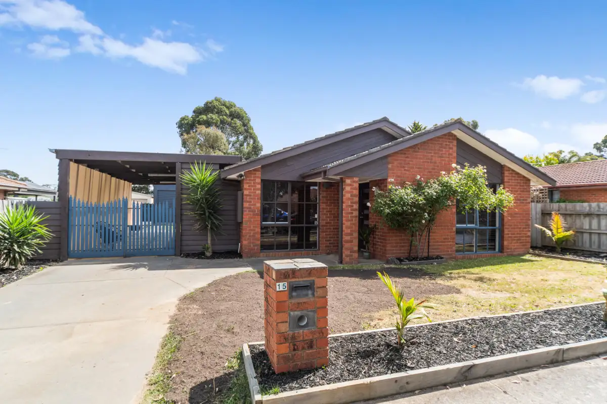 Main view of Homely house listing, 15 Marinda Drive, Skye VIC 3977
