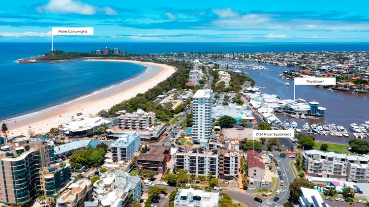 Second view of Homely unit listing, 2/34 River Esplanade, Mooloolaba QLD 4557