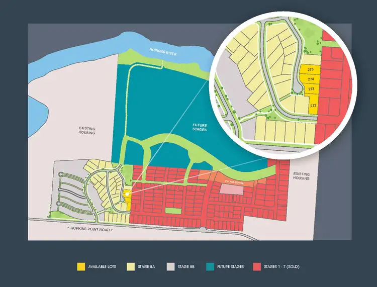 Main view of Homely land listing, LOT 275 Hopkins Heights, Warrnambool VIC 3280