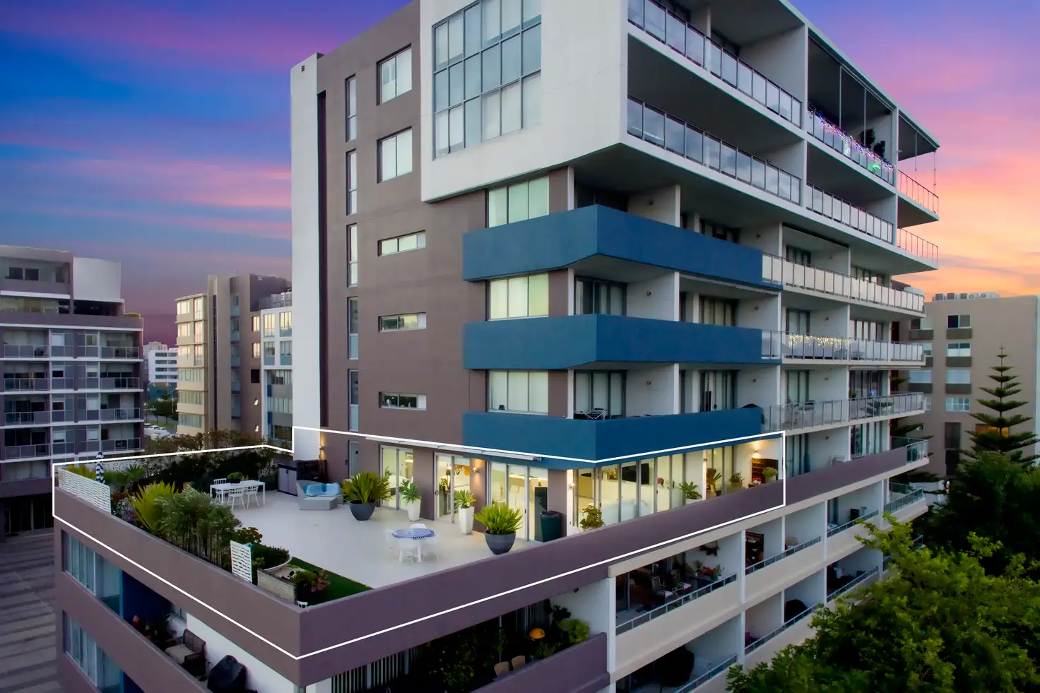 Main view of Homely apartment listing, 301/2 Honeysuckle Drive, Newcastle NSW 2300