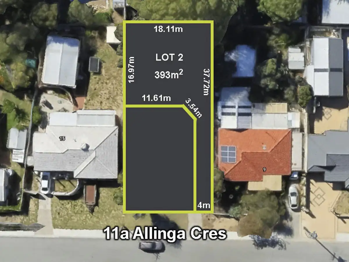 Main view of Homely land listing, 11A Allinga Crescent, Craigie WA 6025