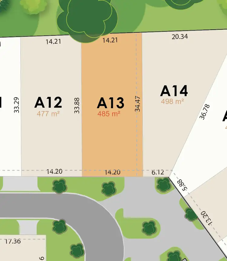 Main view of Homely land listing, LOT 13a Ledbury Circuit, Wodonga VIC 3690