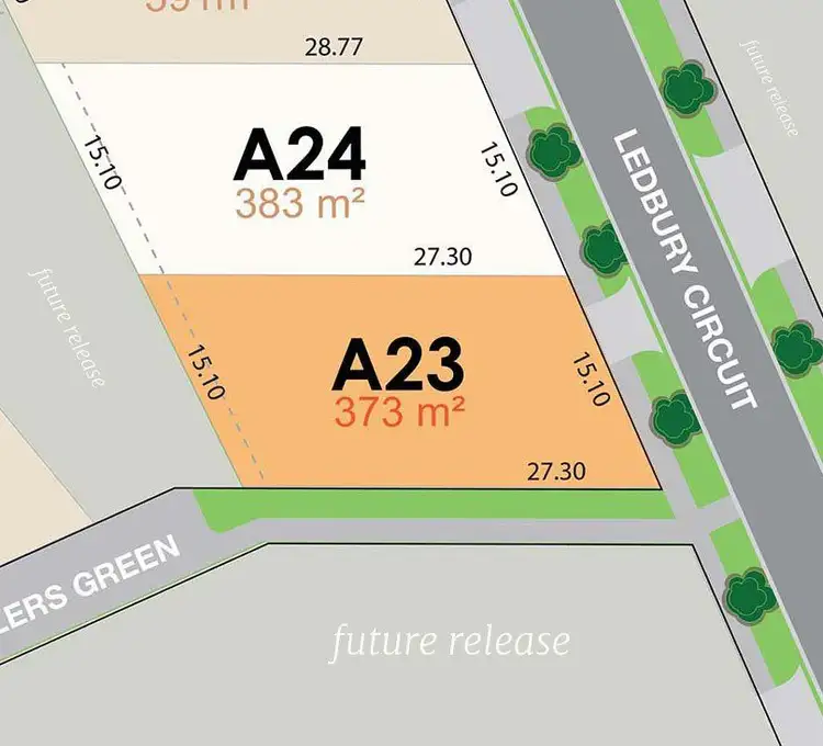 Main view of Homely land listing, LOT 23a Ledbury Circuit, Wodonga VIC 3690