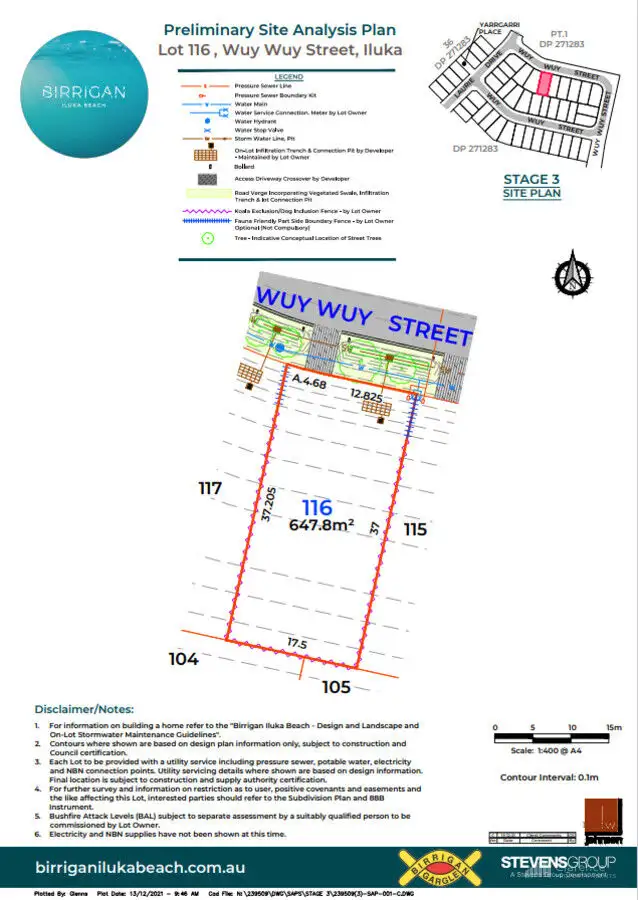 Fourth view of Homely land listing, LOT 116, Stage 3 Hickey Street, Iluka NSW 2466