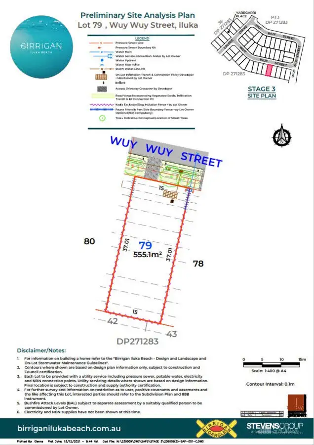 Fourth view of Homely land listing, LOT 79, Stage 3 Hickey Street, Iluka NSW 2466