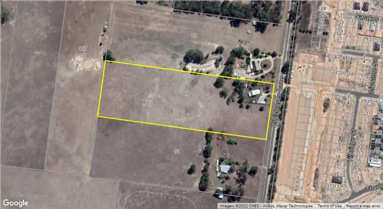 Main view of Homely land listing, 69 Christensen Lane, Wangaratta VIC 3677