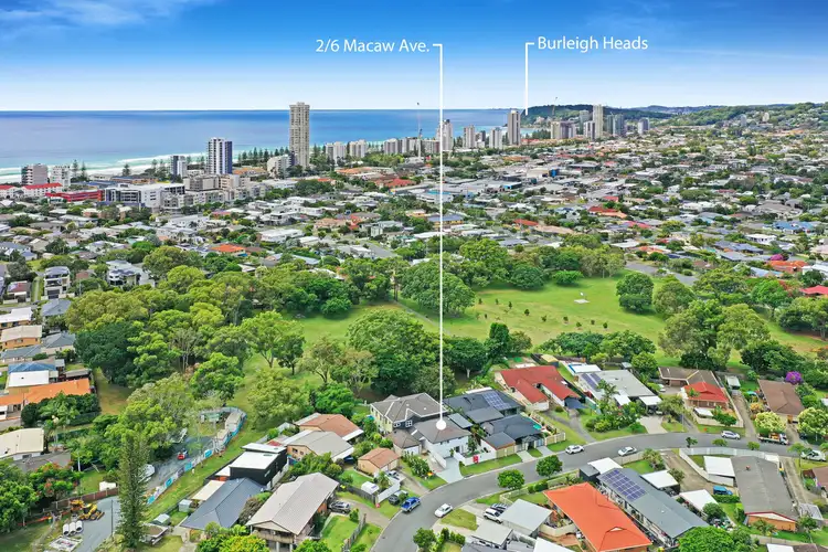 Main view of Homely semi-detached listing, 2/6 Macaw Avenue, Miami QLD 4220