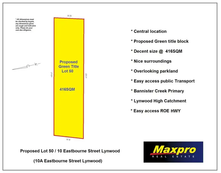 LOT Proposed No. 50, 10 Eastbourne Street, Lynwood WA 6147