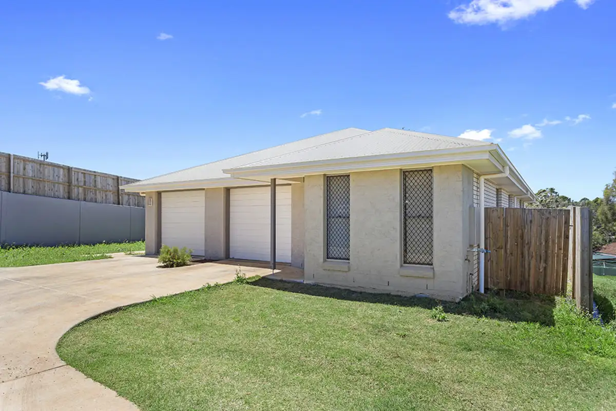 Main view of Homely semi-detached listing, 23 Alpine Court, Cranley QLD 4350