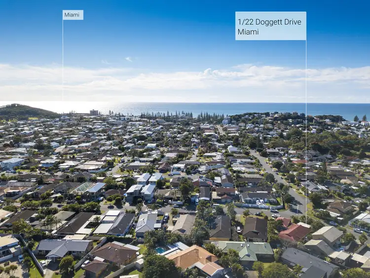 Fourth view of Homely semi-detached listing, 1/22 Doggett Drive, Miami QLD 4220