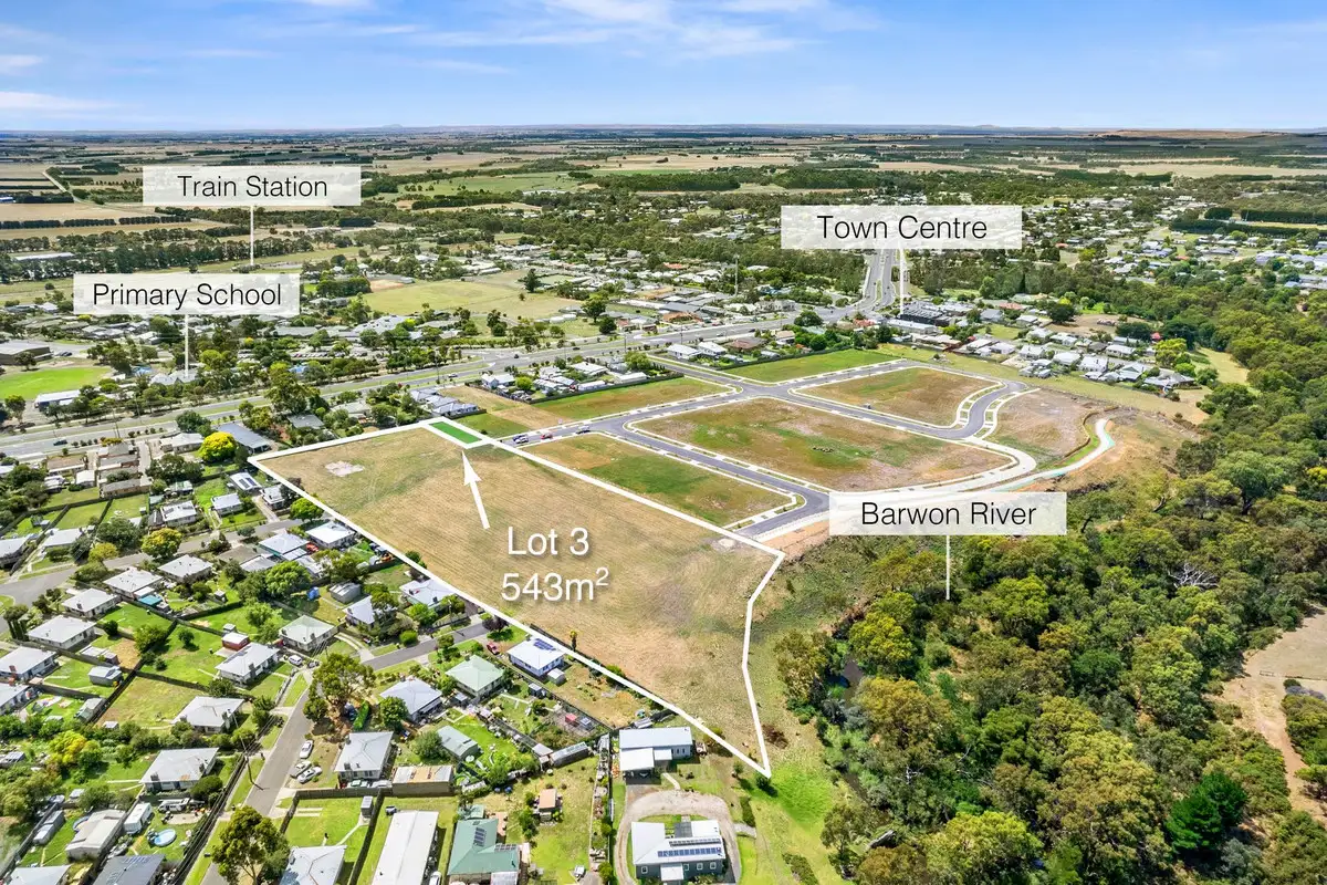 Main view of Homely land listing, LOT 3 Davidson Street, Winchelsea VIC 3241