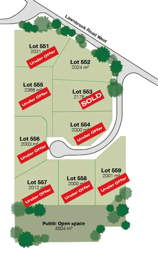 LOT 559, 98 Lawnbrook Road West, Walliston WA 6076