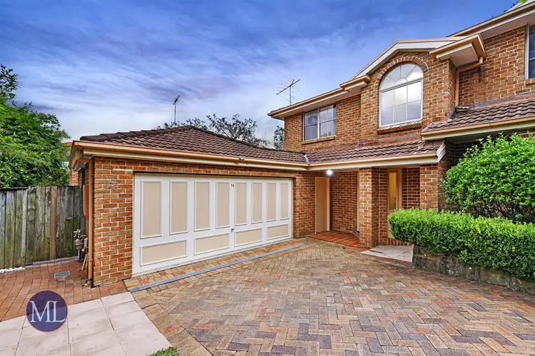 Main view of Homely semi-detached listing, 7a Earls Court, Cherrybrook NSW 2126
