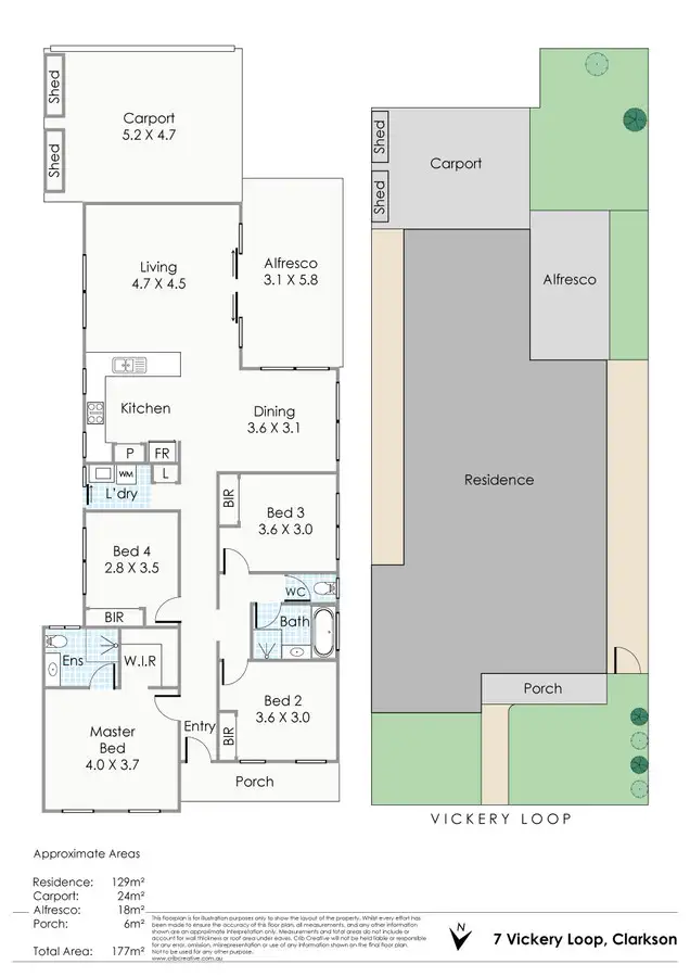 Third view of Homely house listing, 7 Vickery Loop, Clarkson WA 6030