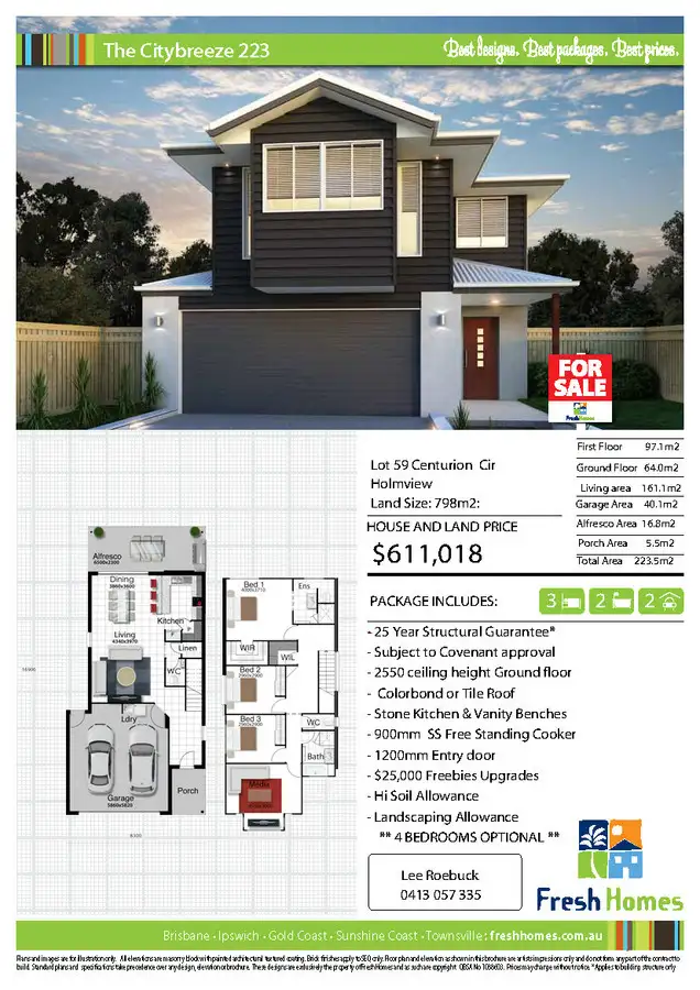 Main view of Homely land listing, LOT 59, 14 Centurion Circuit, Holmview QLD 4207